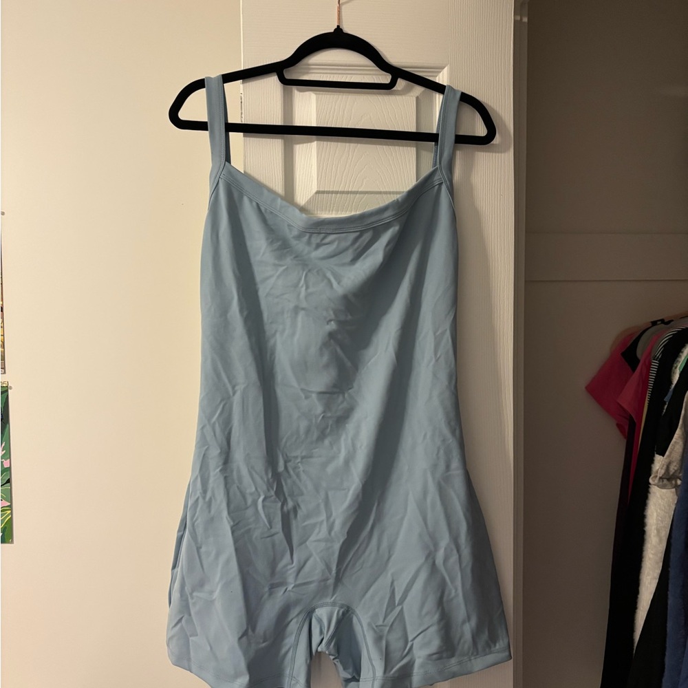 Women's Light Blue Sleep Romper